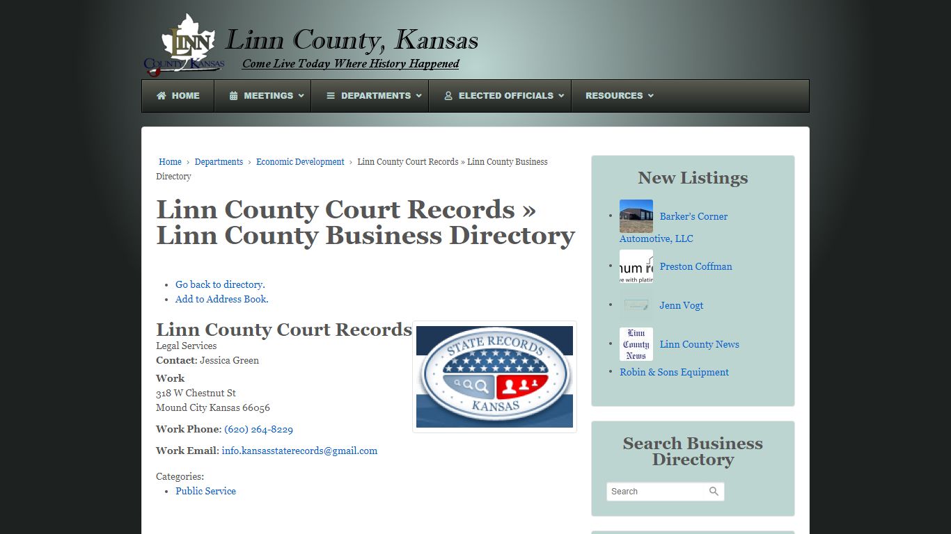 Linn County Court Records » Linn County Business Directory ...